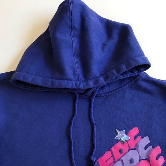 EDC Electric Daisy Carnival Insomniac Happy Characters Hoodie Size Small EUC - Picture 11 of 11